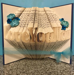 Love You Mom Folded Book - Mother's Day Birthday -Gift Christmas Just Because Valentines New Mom - thumbnail 1