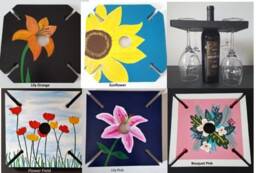 Flower/Lily Wine Rack - thumbnail 1