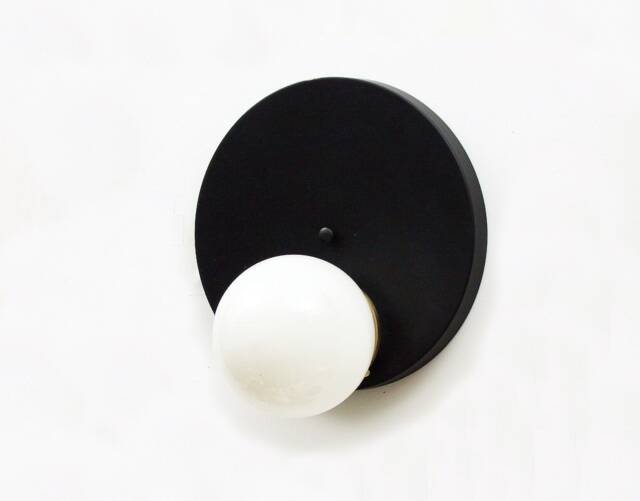 Modern Black Wall Sconce Light White Minimalist Lamp Foyer Lights Kitchen Bathroom Bedside - image 1