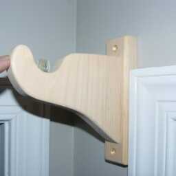 Wood Curtain Rod Brackets - thumbnail 3