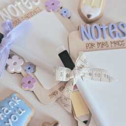 Personalised Wooden & Acrylic Teachers Notes Board With Pen - Appreciation Thank You Gift End Of Term Present - thumbnail 2