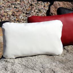 Cushion Cover 50 X 30 cm Artificial Leather Lounge Chair Cushion Back Throw Pillow Wellness - thumbnail 3