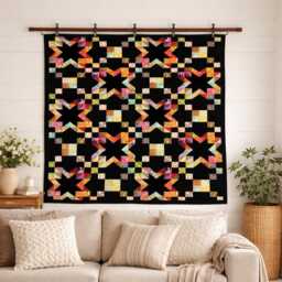 Radiant Summer Quilt Pattern - Bright Patchwork Throw - Digital PDF Download - thumbnail 1