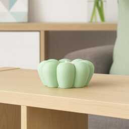 Smooth Pebble Led Tealight Holder - Set Of 4, With Optional Tealights - thumbnail 3