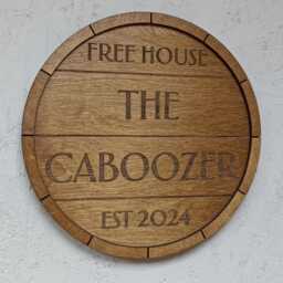 Personalised Wooden Barrel Pub Sign Custom Family Name Home Bar Decor - thumbnail 3