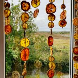 Dried Citrus Fruit Garland. Rustic, Plastic, Sustainable Christmas - thumbnail 3