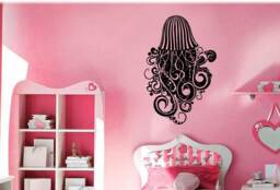 Jellyfish Water Ocean Soft Body Comb Jelly Brainless Life Sting Immortal Marina Diy Wall Stickers Decals Vinyl Mural Decor Art Vg081 - thumbnail 1