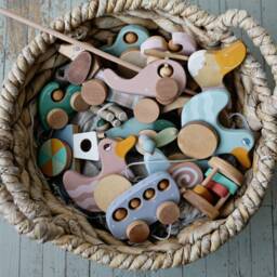 Handmade New Baby Gift, Wooden Rattle Toy, Organic Toys For 6 Months - thumbnail 4