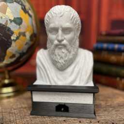 Platos Talking Bust - Press The Button For A Fun Quote Or Fact Collectible Toy Figurine Novelty Gift Video in Description - thumbnail 1