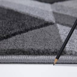 New Grey Silver Rugs Small Large Mats Modern Contemporary Design UK - thumbnail 4