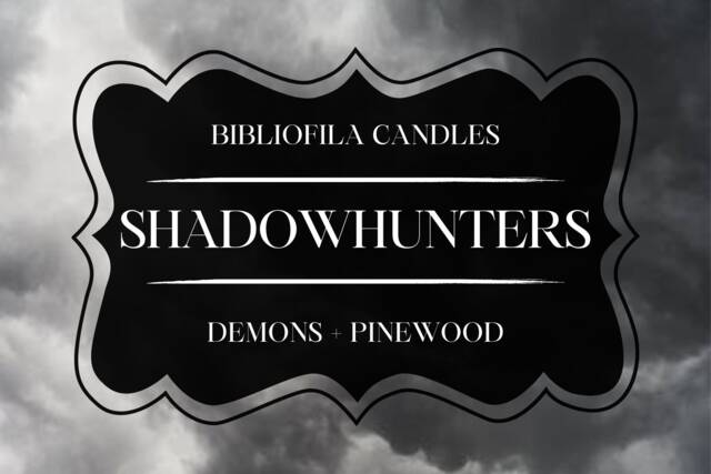 Shadowhunters - Bookish Candles Fantasy Scented Candle Home Decor Handmade