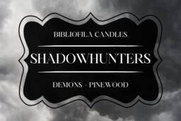 Shadowhunters - Bookish Candles Fantasy Scented Candle Home Decor Handmade