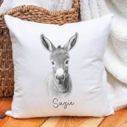 Sketchy Baby Goat Cushion, Personalised Cushion Gift, For Animal Lovers - thumbnail 2