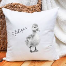 Sketchy Baby Goat Cushion, Personalised Cushion Gift, For Animal Lovers - thumbnail 3