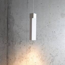 Sculptural Plaster Pendant Light Handmade Modern Lighting - thumbnail 2