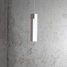 Sculptural Plaster Pendant Light Handmade Modern Lighting - thumbnail 3