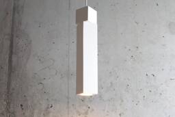 Sculptural Plaster Pendant Light Handmade Modern Lighting - thumbnail 1