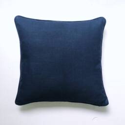 Navy Brushstrokes Pillow - thumbnail 2