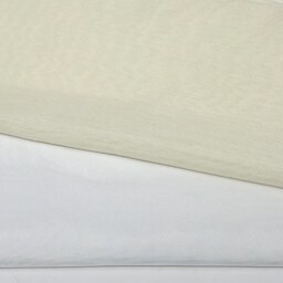 Off White Voile Sheer Austrian Shade Roman Shade - thumbnail 4