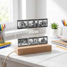 Custom Picture Mom Night Light, Personalized Photo Led Light For Dad, Mothers Day Gift, Best Ever - thumbnail 2
