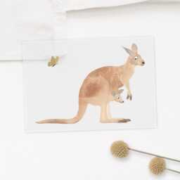 Kangaroo Iron-On Patch - thumbnail 2