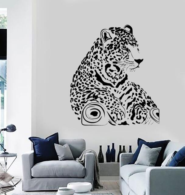 Wall Vinyl Decal Leopard Cheetah Tiger Jungle Mural Art 1464Dz - image 1