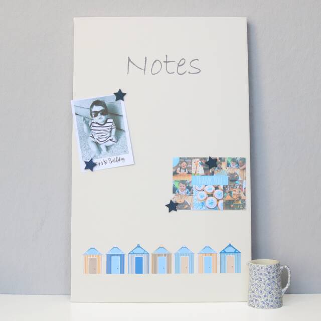 Beach Huts Magnetic Noticeboard - image 1
