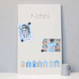 Beach Huts Magnetic Noticeboard - thumbnail 1
