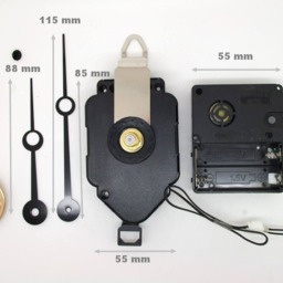Clock Pendulum Mechanism Movement Ringing Hands Hole 8.8/11.5cm Diy Westminster Repair - thumbnail 3