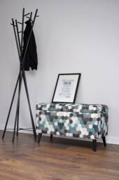Trunk Tuscany Bench, Upholstered Chest, Clipboard Handmade Made By Rossi Furniture - thumbnail 1