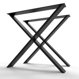 2X X Metal Table Legs 100X20mm - Custom Modern For Dining Tables, Desks, Consoles - thumbnail 3