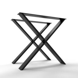 2X X Metal Table Legs 100X20mm - Custom Modern For Dining Tables, Desks, Consoles - thumbnail 2