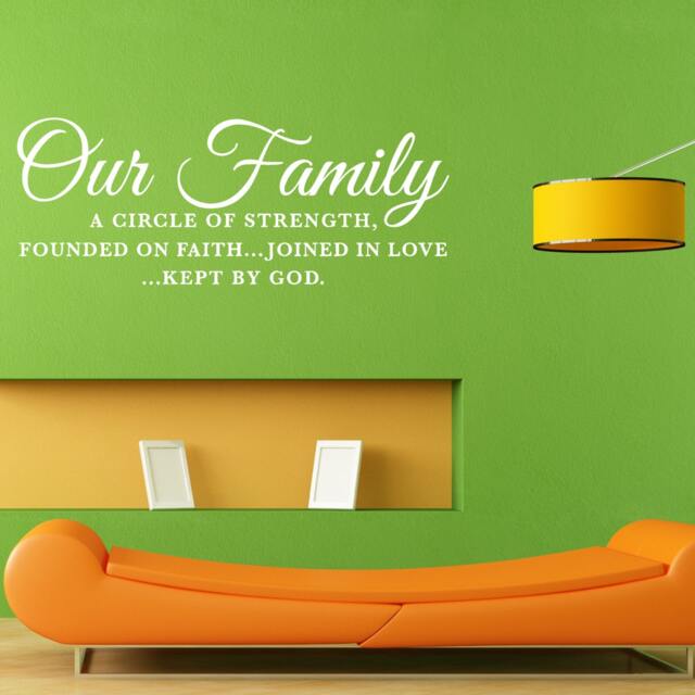 Love Family Friends Happy Joy Quote Wall Sticker Vinyl Mural Decal Home House Apartment Art Decor Free Shipping L009 - image 1