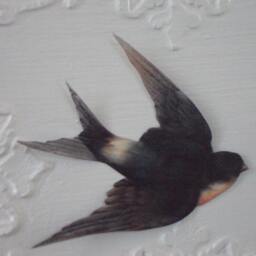 3D Swallow Wall Art Lucky Bird Home Decor, Wedding Decorations - thumbnail 2