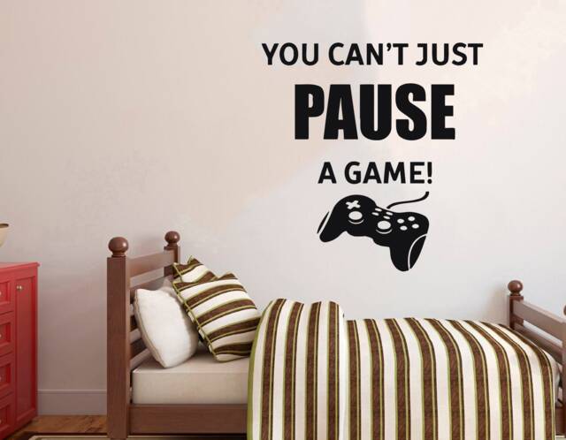 Gamer Wall Decal Video Game Controller, Gaming Room Decor 3067 - image 1