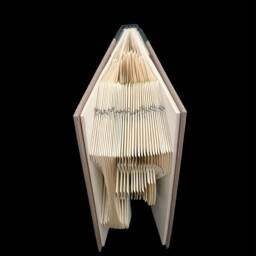F Monograms Letters Alphabets Characters Folded-Book Art Sculpture - thumbnail 3