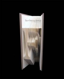 F Monograms Letters Alphabets Characters Folded-Book Art Sculpture - thumbnail 1