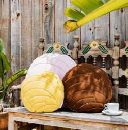 New Thick Frosting Pan Dulce Concha Pillow, Pan Pillow Xxl 20 - thumbnail 1