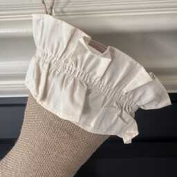 Classic Christmas Stocking With Traditional Pattern - thumbnail 3