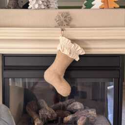 Classic Christmas Stocking With Traditional Pattern - thumbnail 2