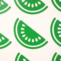 Cool Water Melon Vinyl Wall Art Decals/stickers - Various Colours & Sizes - thumbnail 2