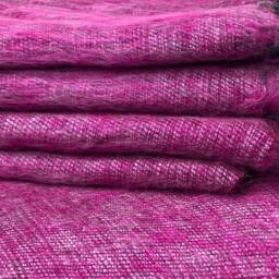 Handmade Yak Wool Blend Blanket Soft Oversized Shawl, Meditation Wrap - thumbnail 3