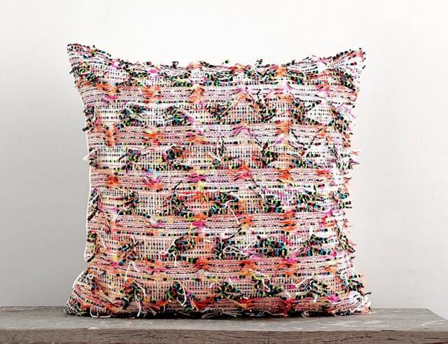 Woven Tasseled Pillow - image 1