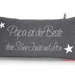 Personalized Dad Pillow - Gift For With Name 20x40 Decorative Stars - thumbnail 2