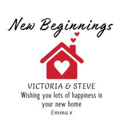 New Home Beginnings Candle Soy Wax, Moving Keepsake - thumbnail 2
