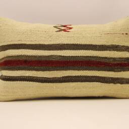 Throw Pillow, Sofa 12x20 in 30x50 cm, Vintage Kilim Pillow, Home Cushion Cover Boho Pillow Koef-786 - thumbnail 2