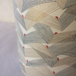 Lampshades - A Pair Of Hand Made Lampshades With Printed Japanese Chiyogami Paper 15 cm X cm. The Price Is For The Pair - thumbnail 3