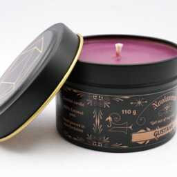 Gustave Candle - Expedition 33 Inspired Red Roses, Leather & Suede, Saffron, Clove, Plum Vegan, Hand-Poured - thumbnail 3