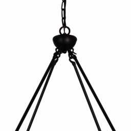 12-Light Wagon Wheel Chandelier With Hand Painted Black Finish - thumbnail 4
