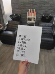 Quote Print - What Happens in The Salon, Stays Salon - thumbnail 1